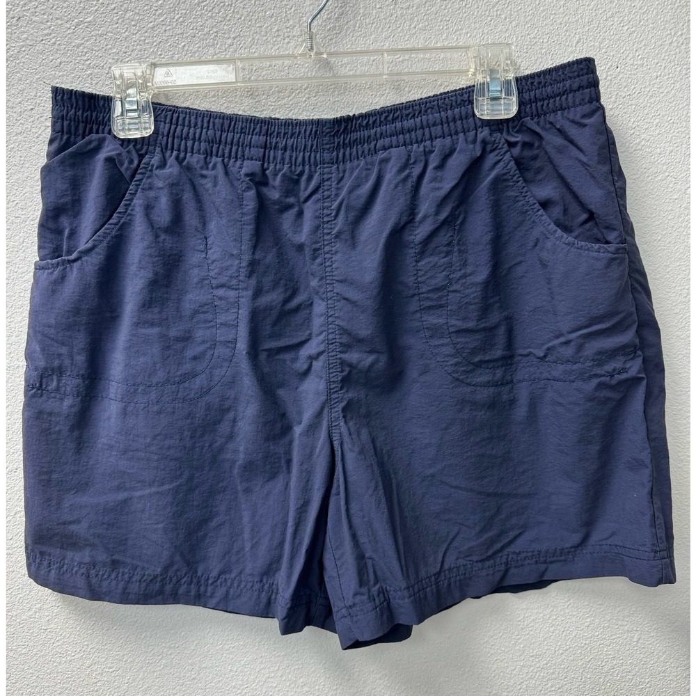 Columbia Women's Shorts Size M Dark Blue‎ Nylon